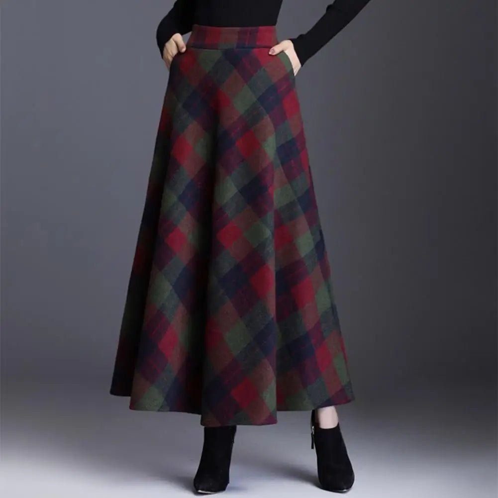 Warm Wool Aline Winter Skirt