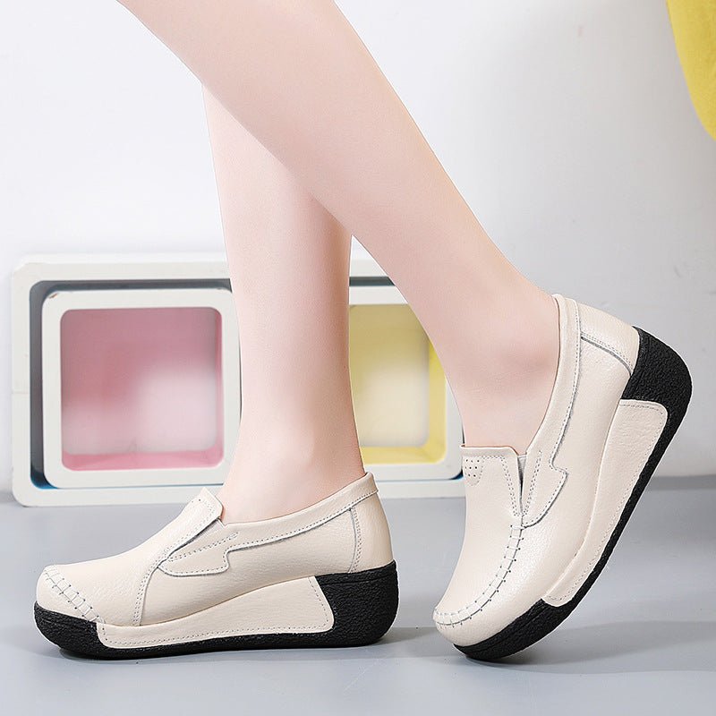 Wedge Slip On Casual Shoes