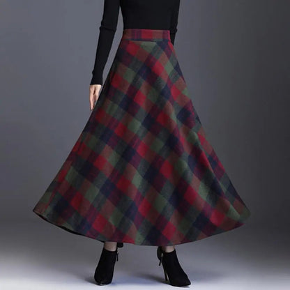 Warm Wool Aline Winter Skirt