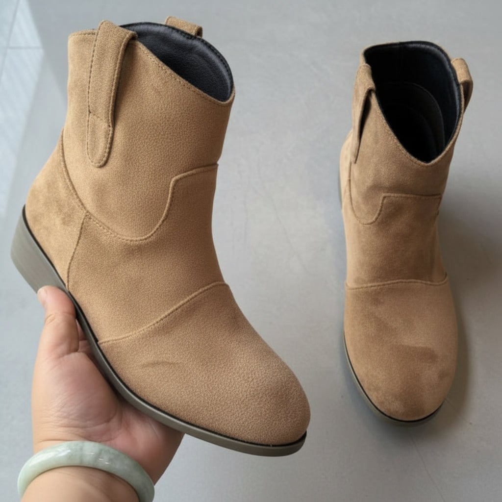 Bold Vintage Western Ankle Boots