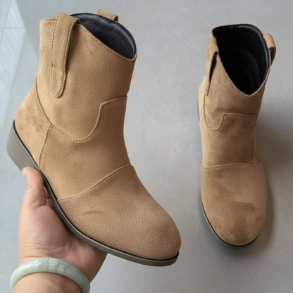 Bold Vintage Western Ankle Boots