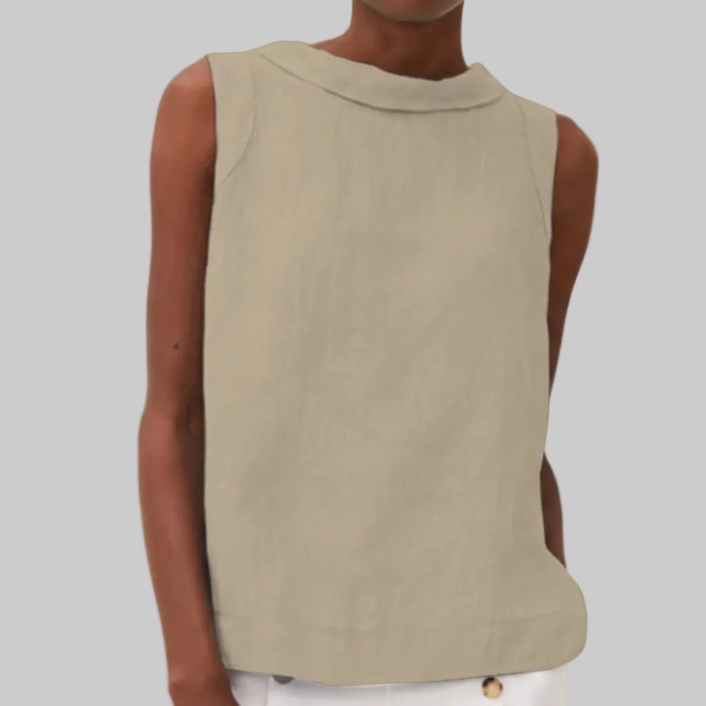 Sleek Top Rolled Collar