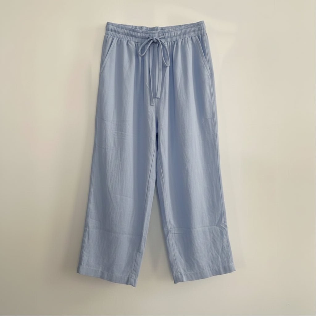 Effortless Flowing Elastic Waist Trousers