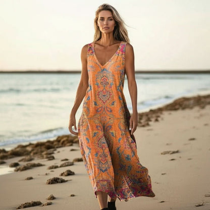 Sleeveless Loose Flowy Dresses