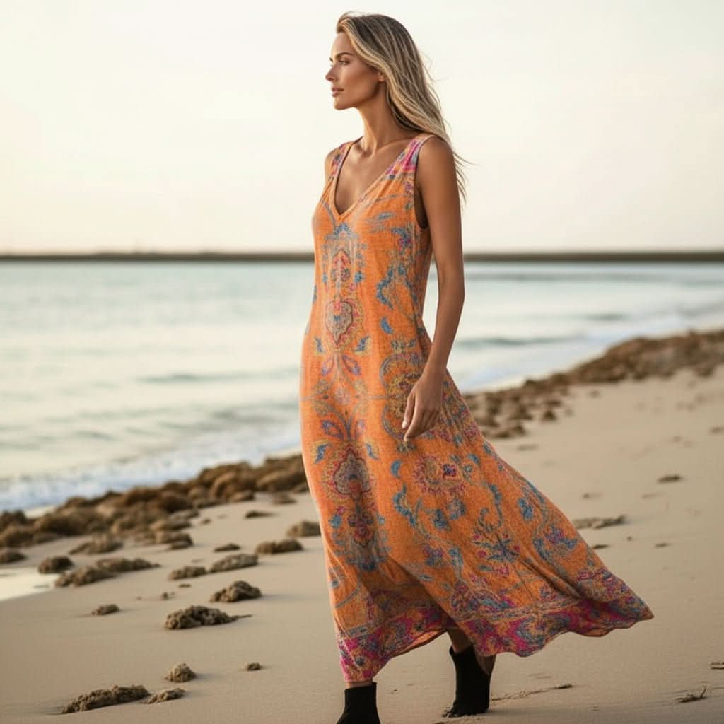 Sleeveless Loose Flowy Dresses