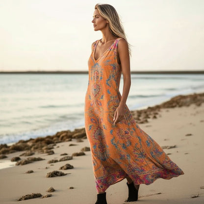 Sleeveless Loose Flowy Dresses
