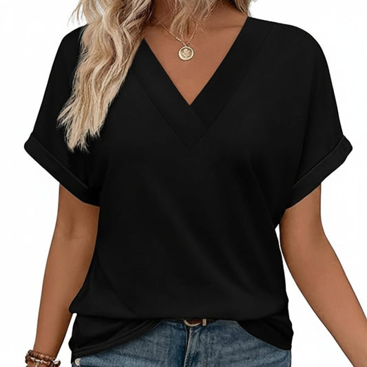 Cozy Everyday V Neck T Shirt