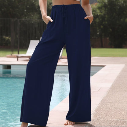 Breathable Linen Wide Leg Pants