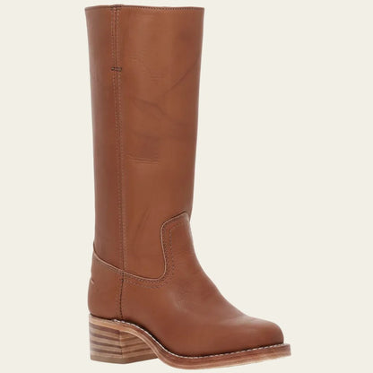 Sleek Leather Knee High Boots