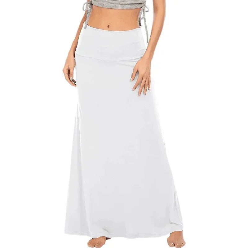 Flowy High Waist Maxi Skirt