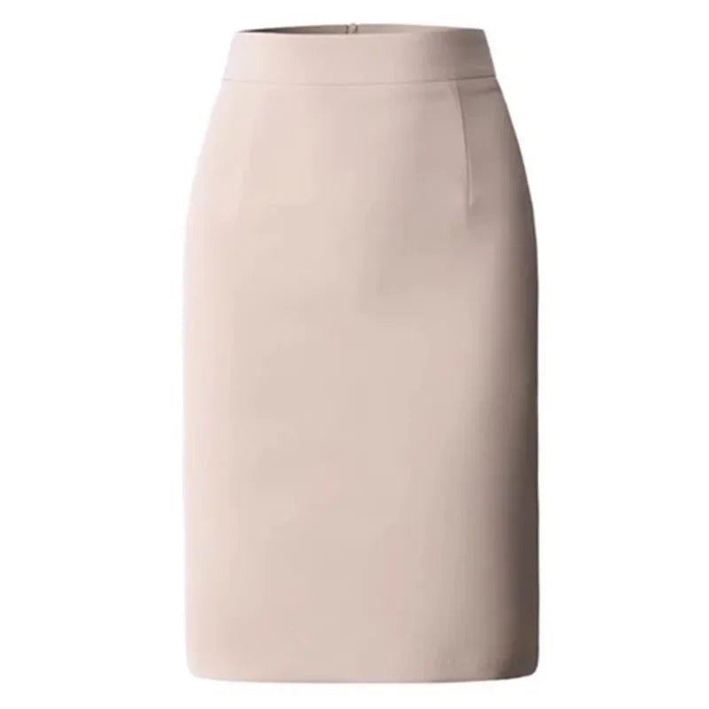 Polished High Waist Pencil Skirt