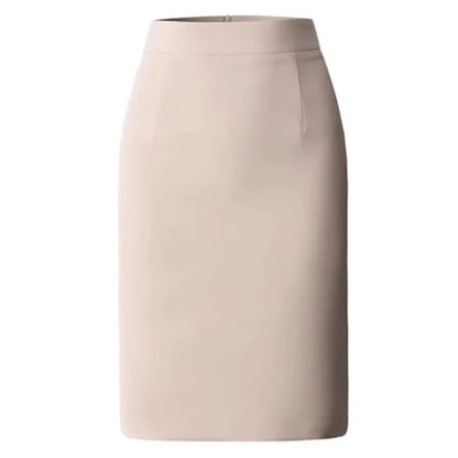 Polished High Waist Pencil Skirt