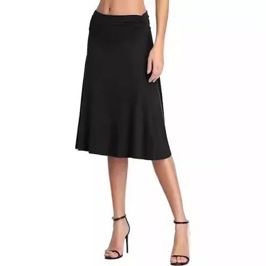 Soft Milk Silk Maxi Skirt