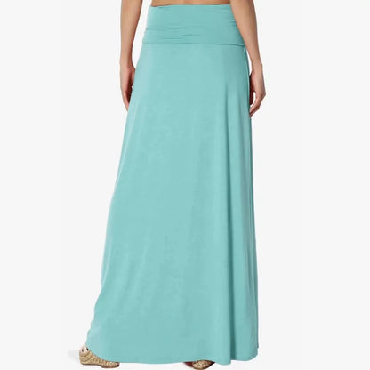 Flowy High Waist Maxi Skirt