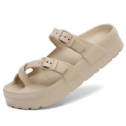 Plush EVA Platform Sandals