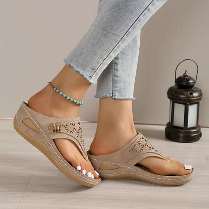 Orthopedic Wedge Flip Flop Sandals