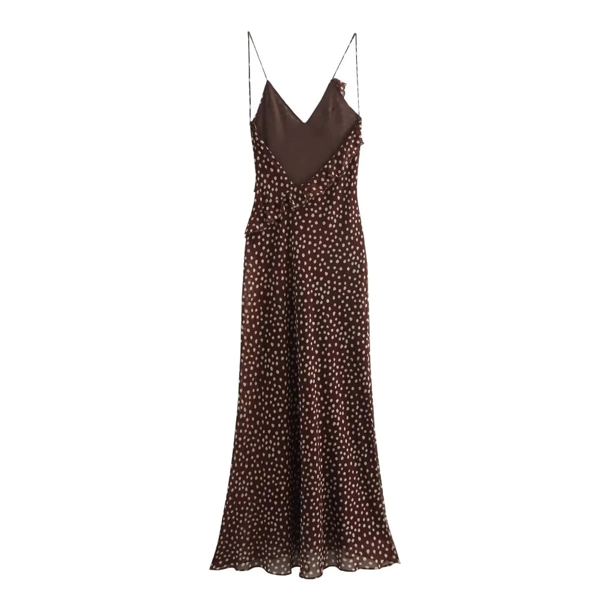 Polka Dot Layered Sleeveless Summer Dress