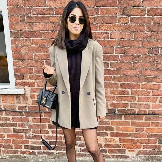 Sleek Blazer Double Button