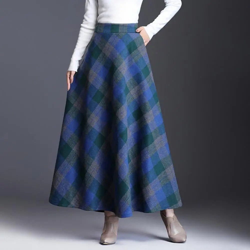 Warm Wool Aline Winter Skirt