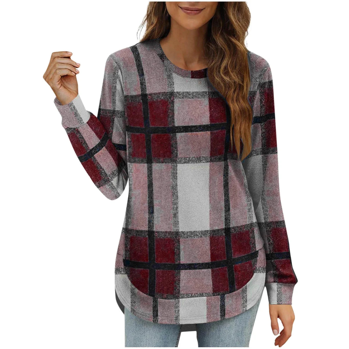 Soft Polyester Asymmetrical Top