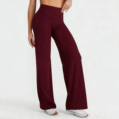 Sculpted Knit Leggings Flared