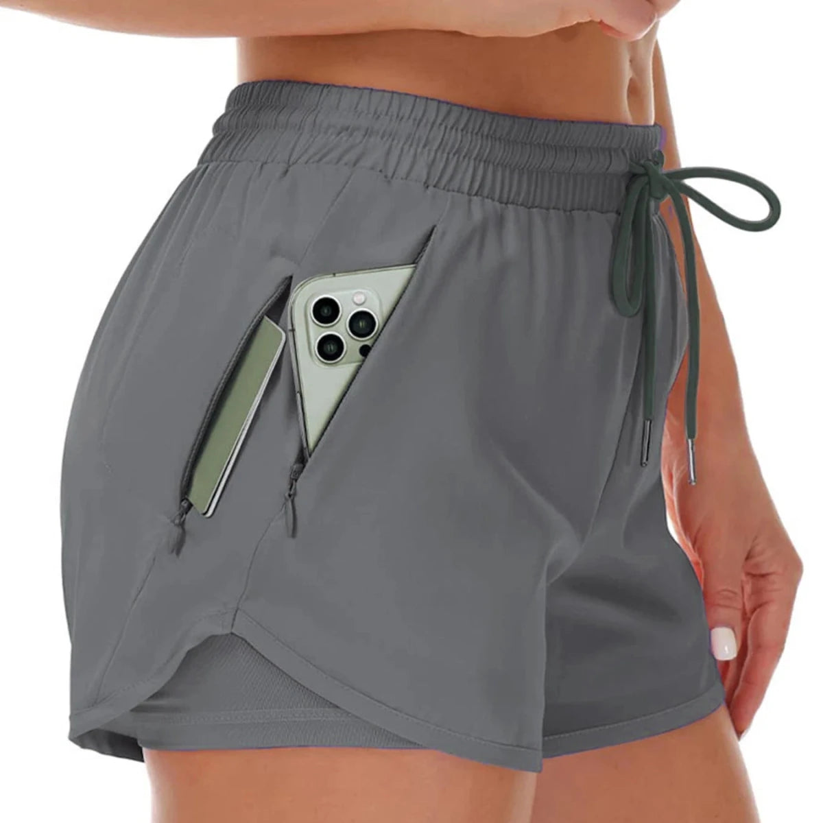 Lightweight Nylon Shorts Lined
