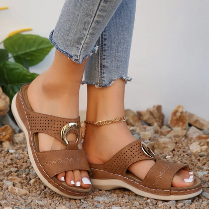 Orthopedic Platform Flip Flop Sandals