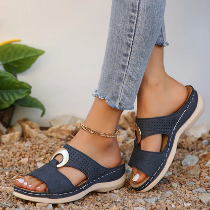 Orthopedic Platform Flip Flop Sandals