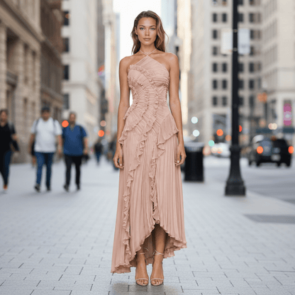 Fließendes, lässiges Maxikleid