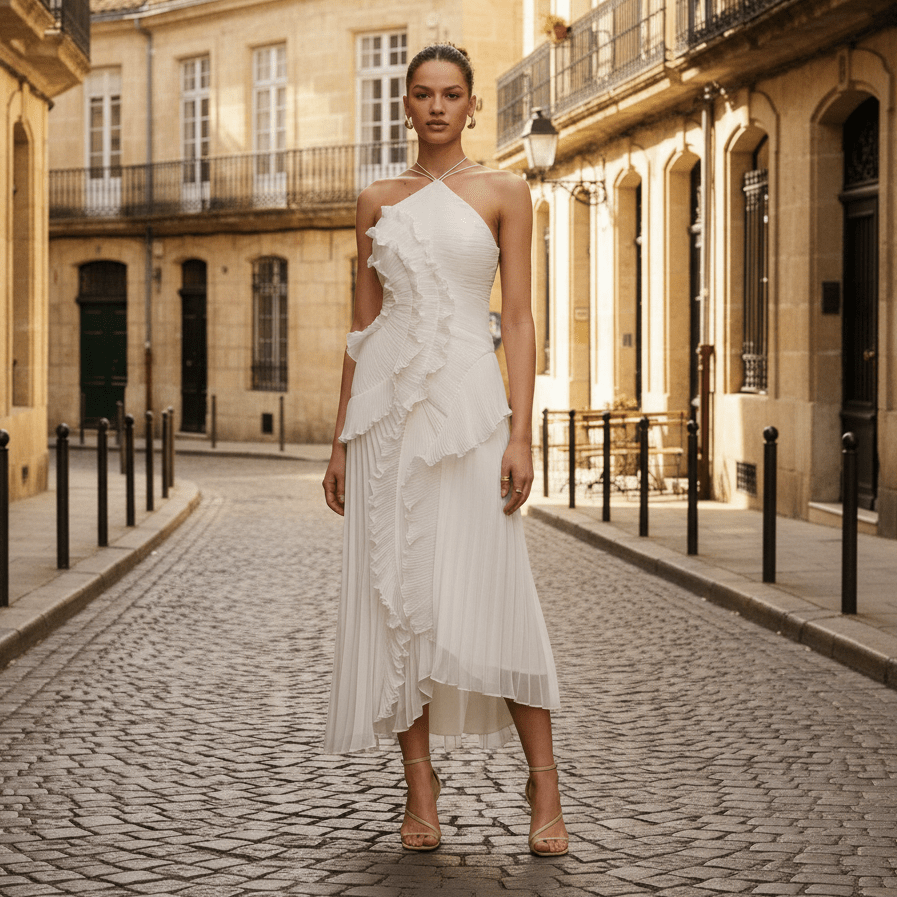 Fließendes, lässiges Maxikleid