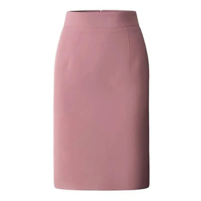 Polished High Waist Pencil Skirt
