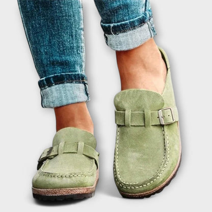 Supportive Leather Moccasins Orthotic