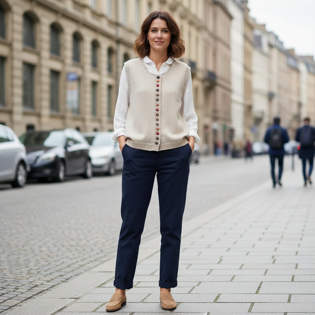 Lässiger, schicker Cardigan mit Knopfdetails