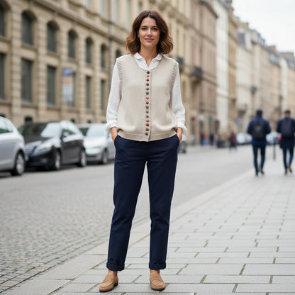 Lässiger, schicker Cardigan mit Knopfdetails