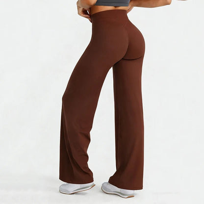 Sculpted Knit Leggings Flared