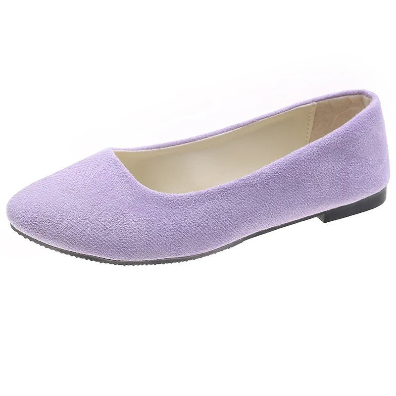 Sleek Pointed Toe Ballet Flats