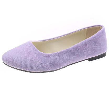 Sleek Pointed Toe Ballet Flats