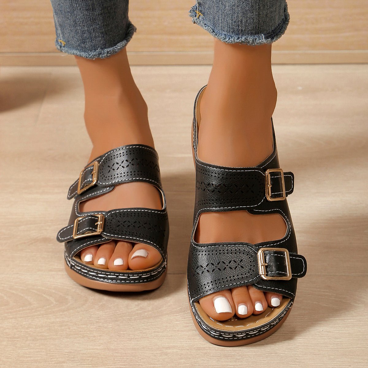 Open Toe Platform Sandals