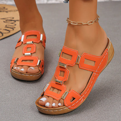 Roman Style Wedge Sandals
