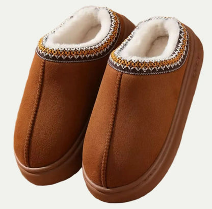 Noa | Women's Winter Sheepskin Slip-On Slippers