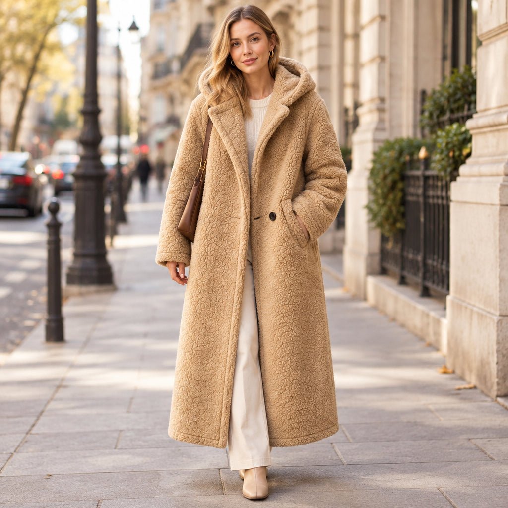 Women's Long Hooded Coat