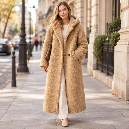 Women's Long Hooded Coat