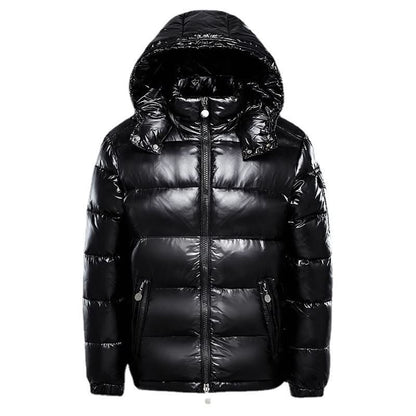 Quilted Hooded Zip Jacket