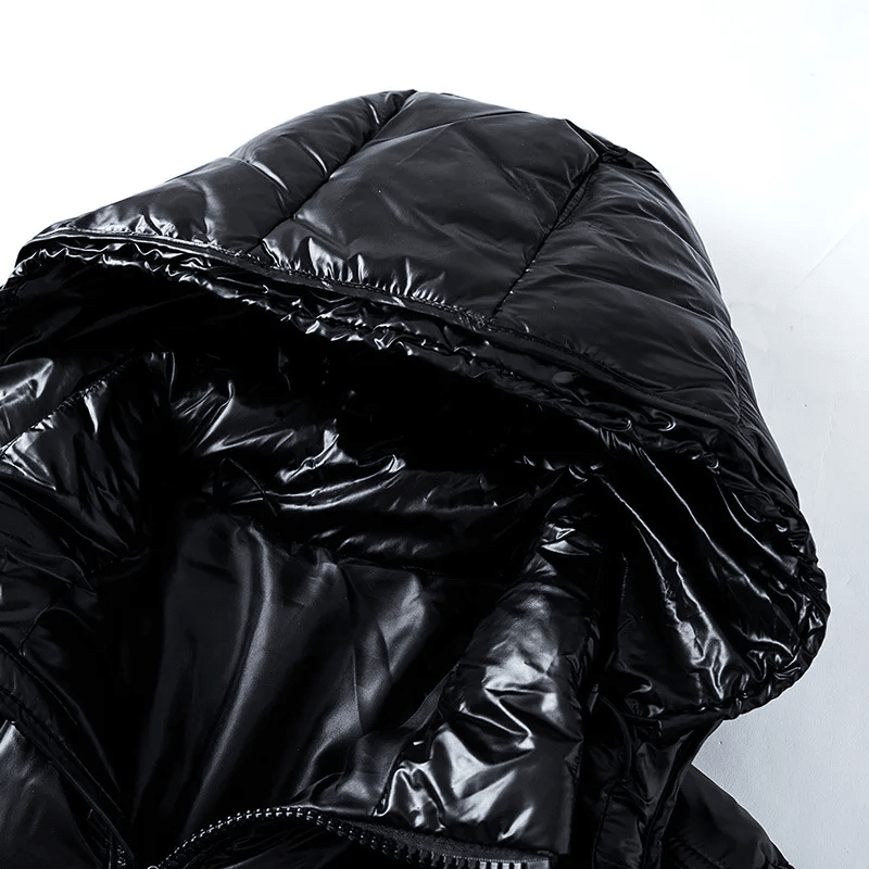 Quilted Hooded Zip Jacket