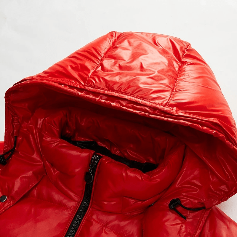 Quilted Hooded Zip Jacket