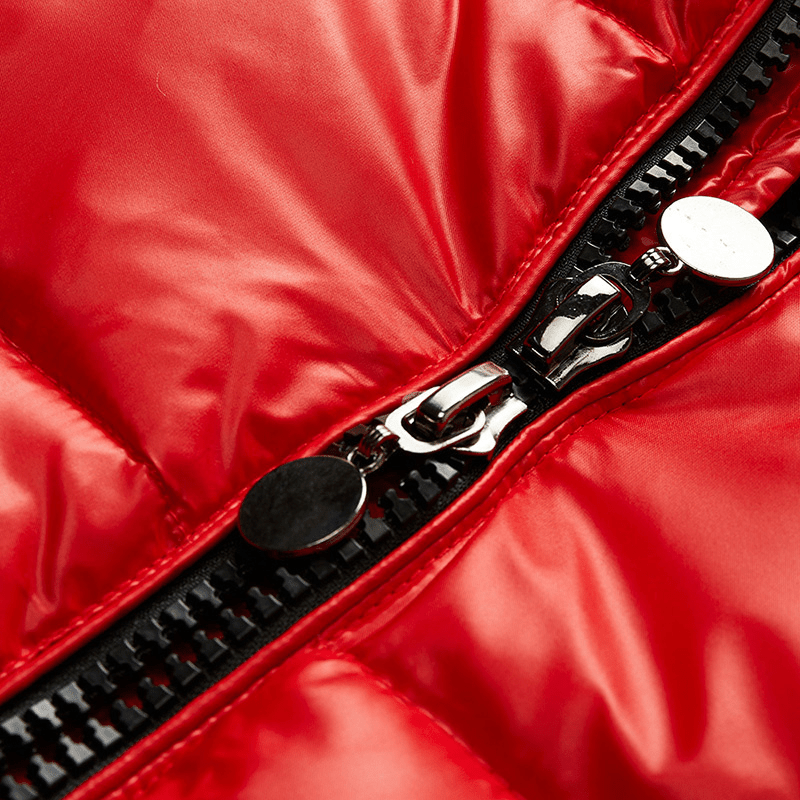 Quilted Hooded Zip Jacket