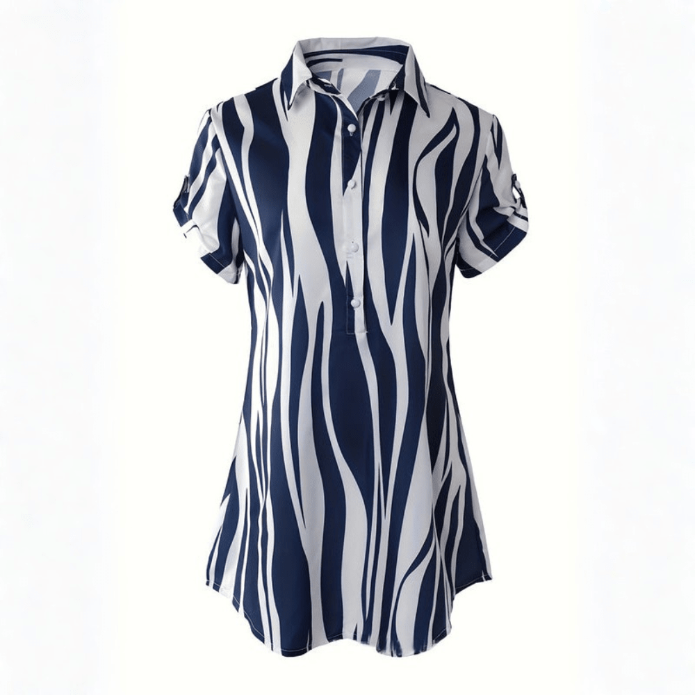 Striped Shirt Dress