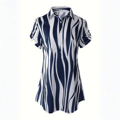 Striped Shirt Dress