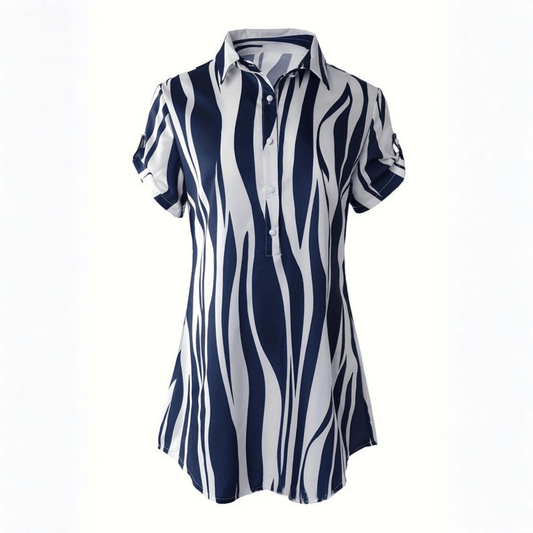 Striped Shirt Dress