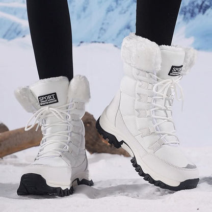 Gefütterte Schneestiefel für Damen